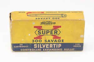 300 Savage Ammo - Mixed Box - Vintage Box