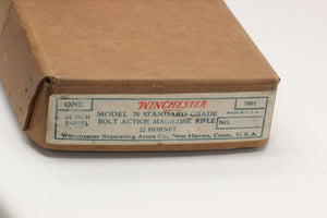 .22 Hornet Standard Rifle - 1950 - With Box