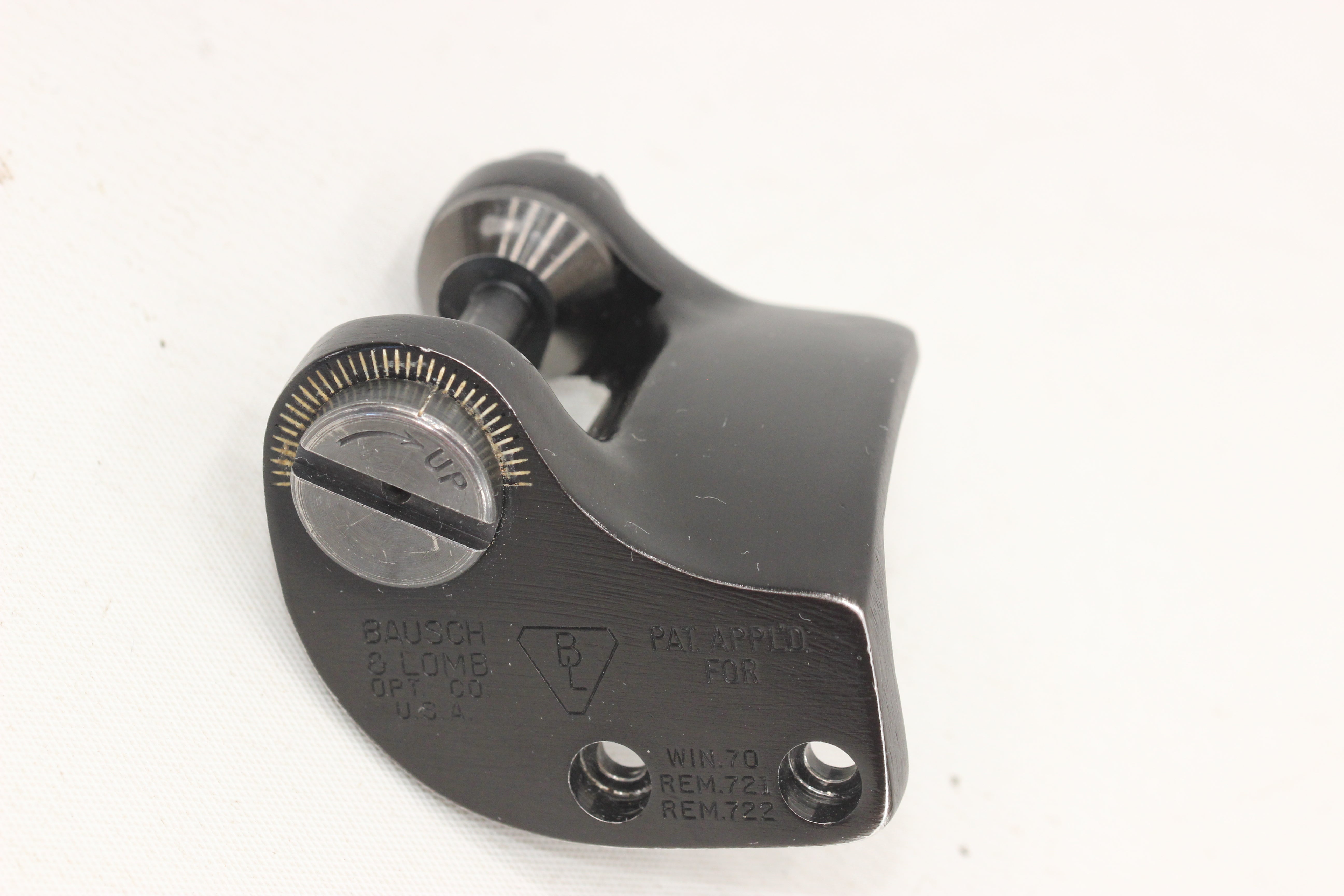 Bausch and Lomb Scope Mount - 1" - Windage and Elevation Adjustable - Plunger Style - Pre-War