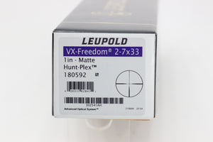 Leupold VX-Freedom 2-7x33 Scope - Matte Finish