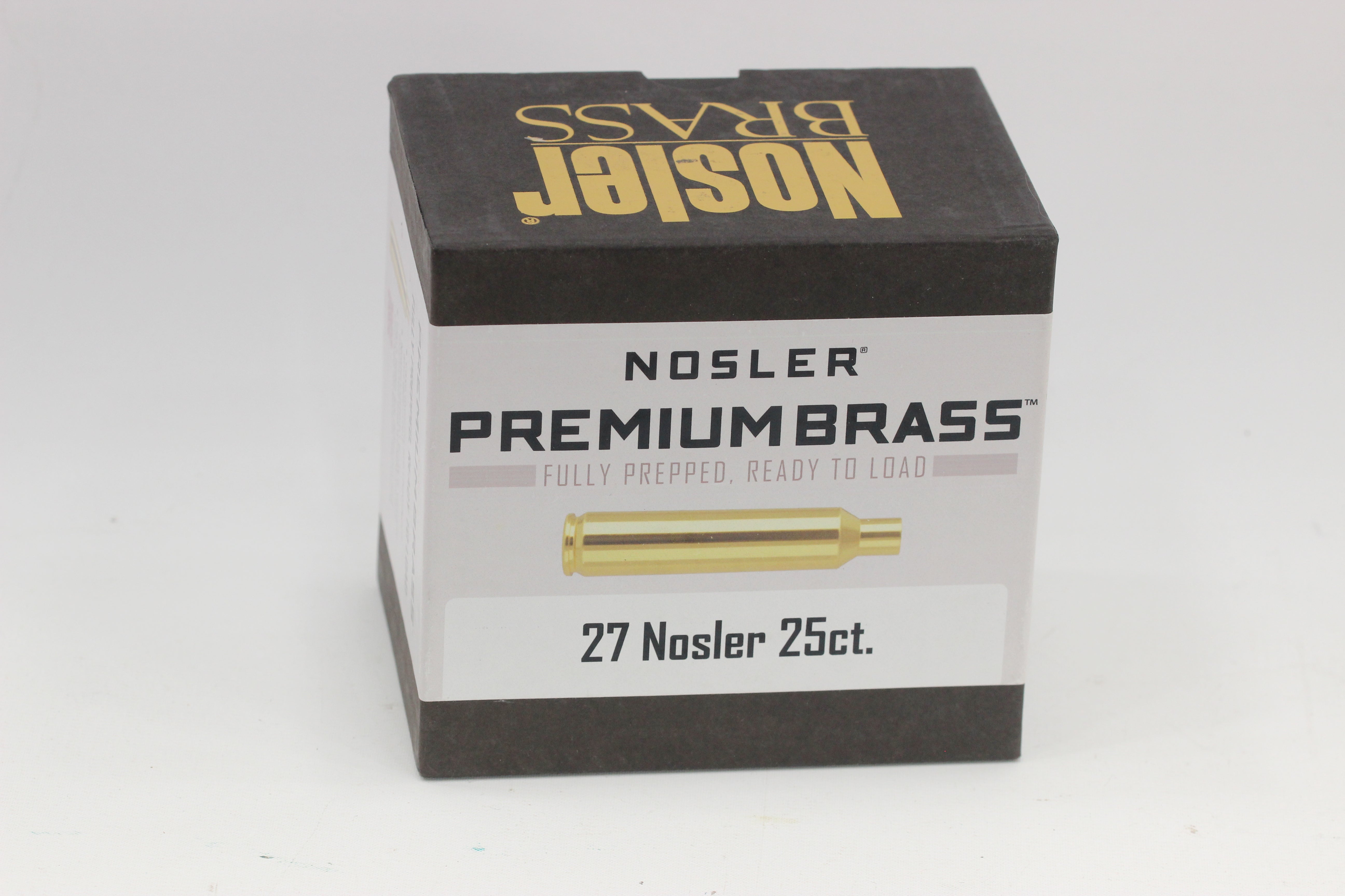 27 Nosler Premium Brass - New, 25 Count, Sealed Box