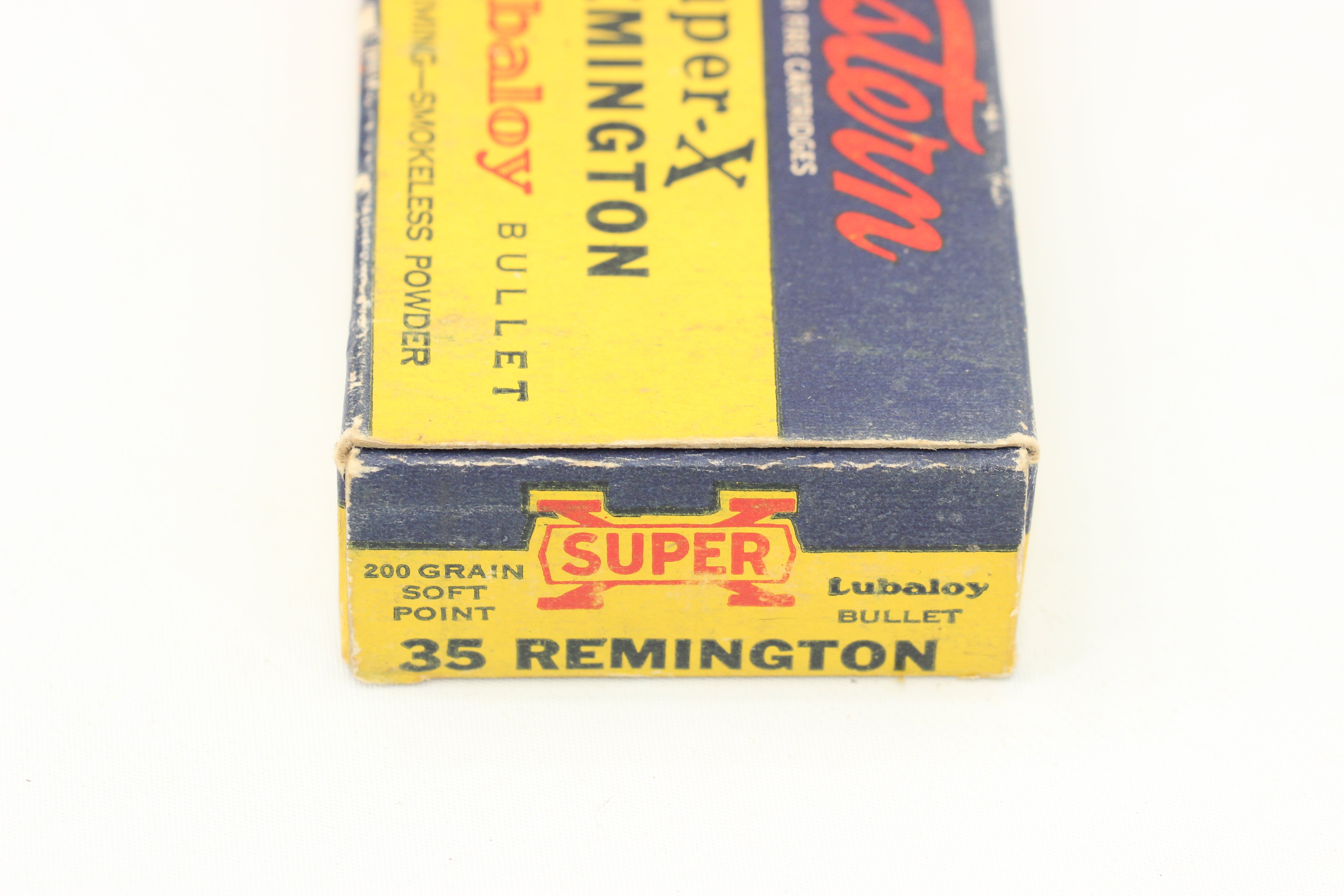 35 Remington Ammo - 200 Grain Soft Point - Vintage Box