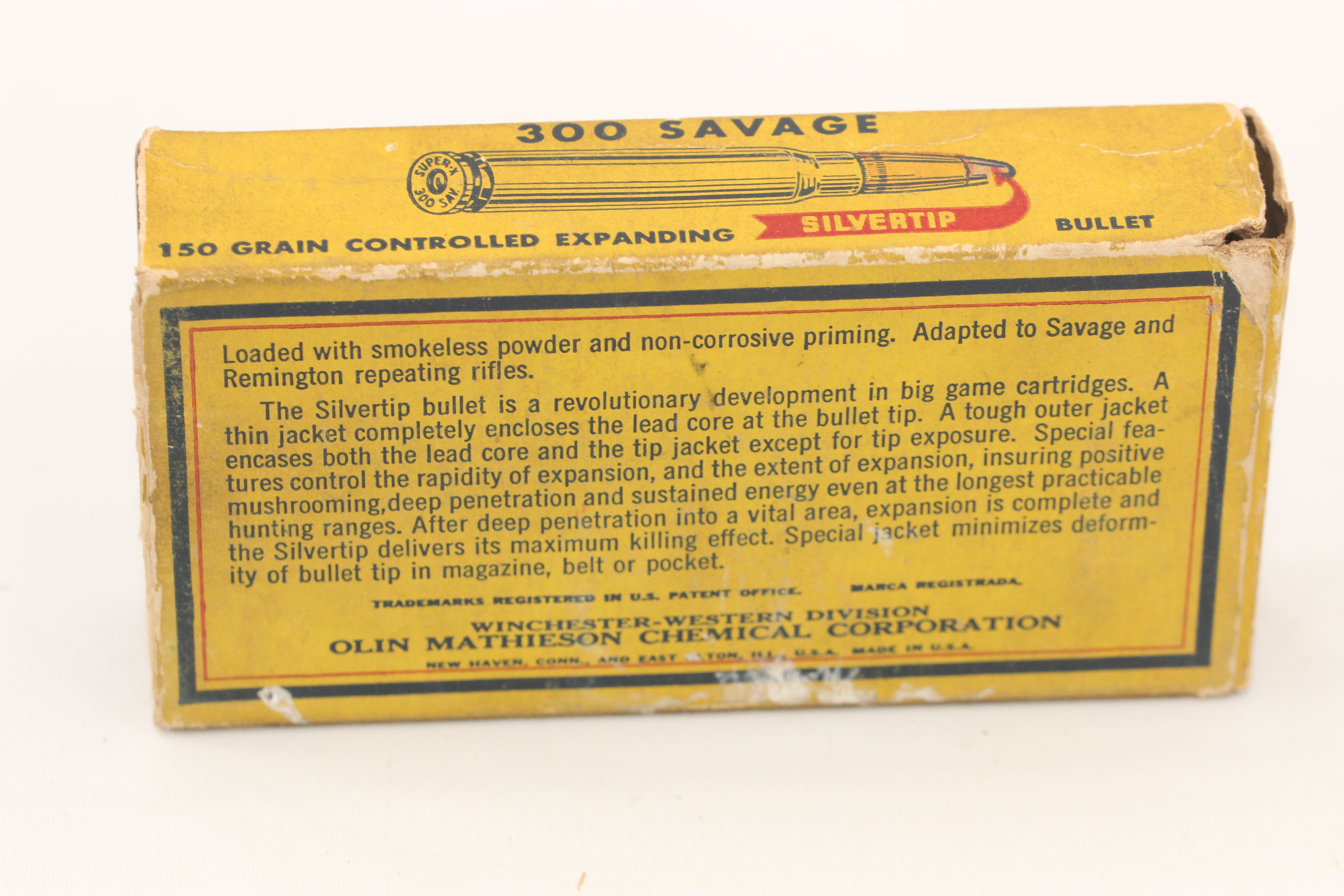 300 Savage Ammo - Mixed Box - Vintage Box