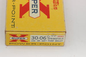 30-06 Springfield Ammo - Mixed Box - Vintage Box