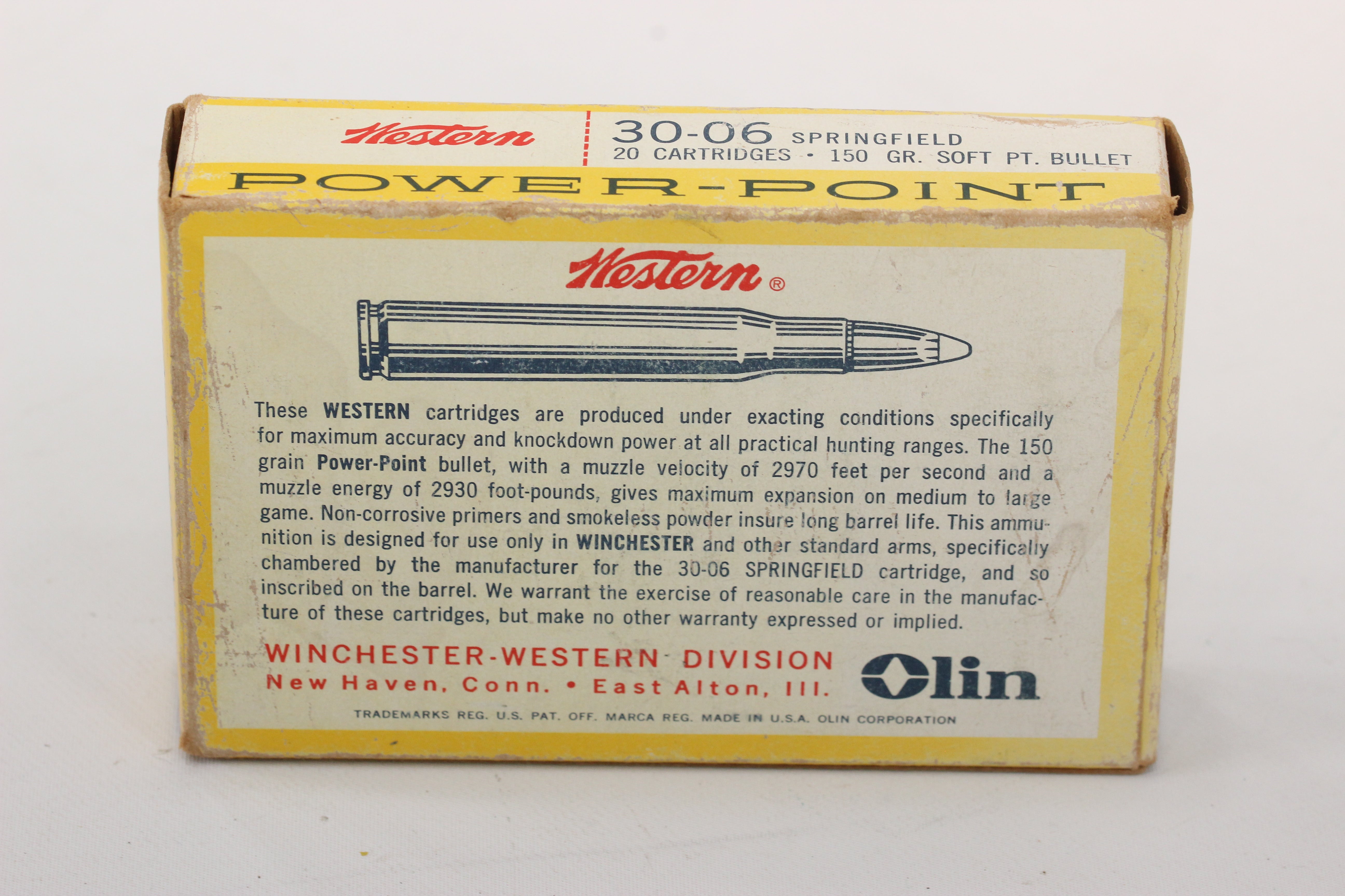 30-06 Springfield Ammo - Mixed Box - Vintage Box