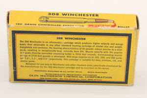 308 Winchester Ammo - Mixed Box - Vintage Box