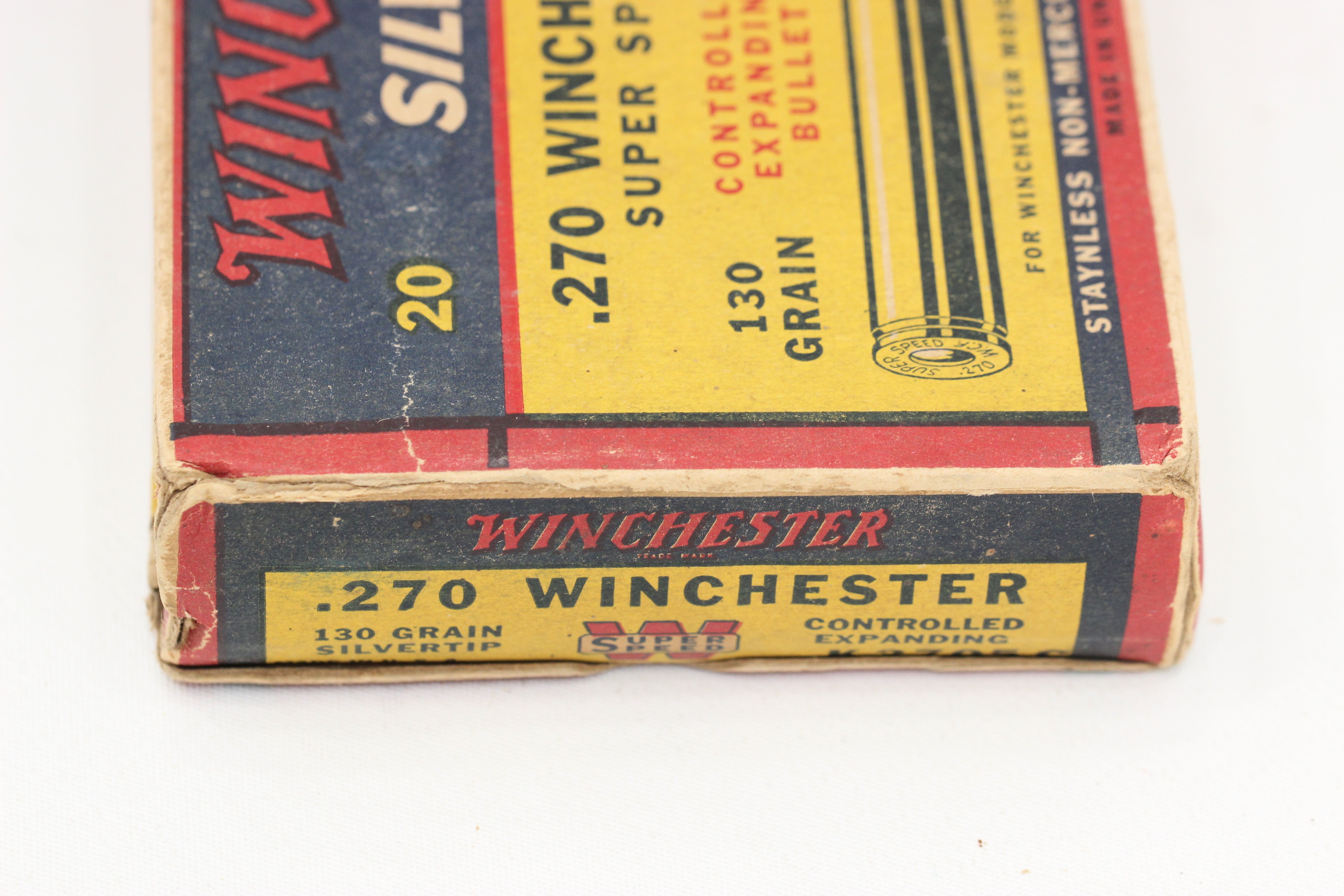 270 Winchester Ammo - Mixed Box - Vintage Box