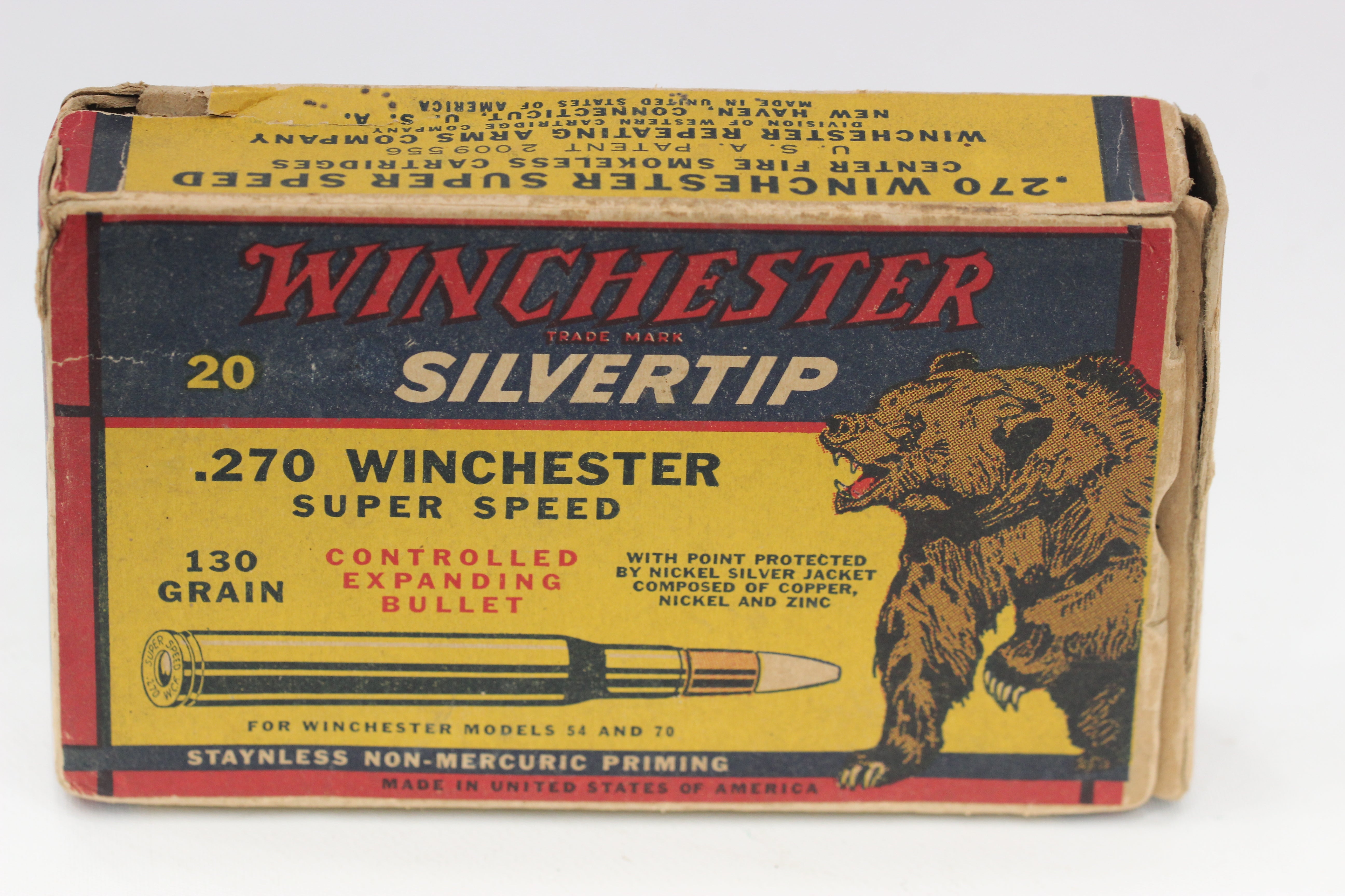 270 Winchester Ammo - Mixed Box - Vintage Box