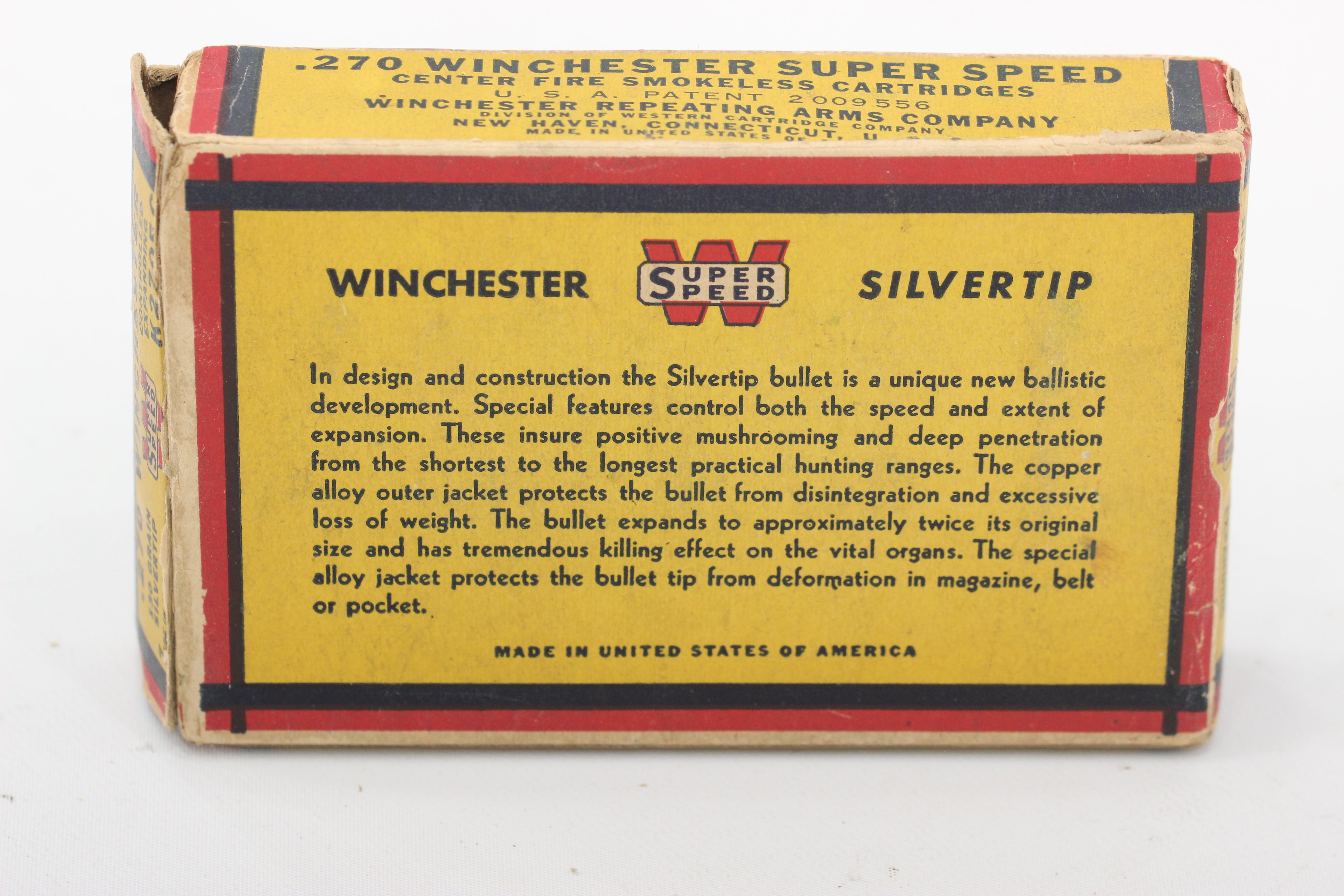 270 Winchester Ammo - Mixed Box - Vintage Box