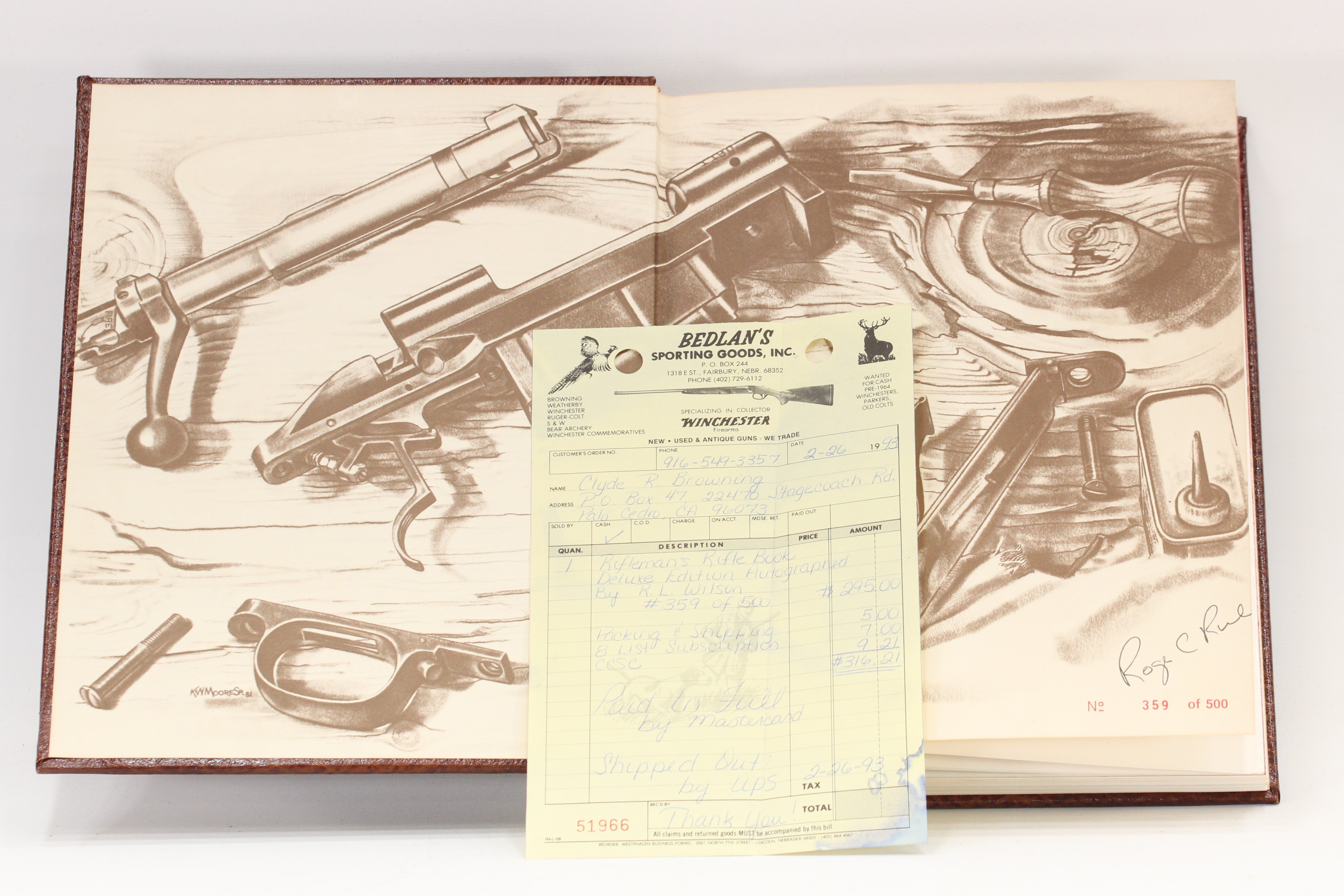 The Rifleman's Rifle Book by Roger Rule - Signed