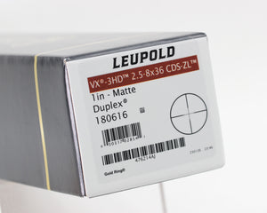 New in the Box - Leupold VX-3HD 2.5-8x36 CDS-ZL Duplex