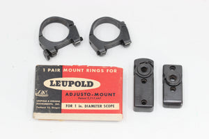 Leupold Adjusto-Mount Bases & 1" or 26mm Rings for Post-War Rifles