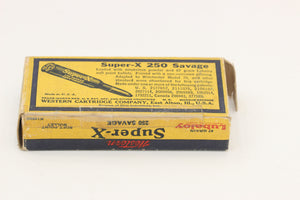 250 Savage (250-3000) Ammo - Vintage Box