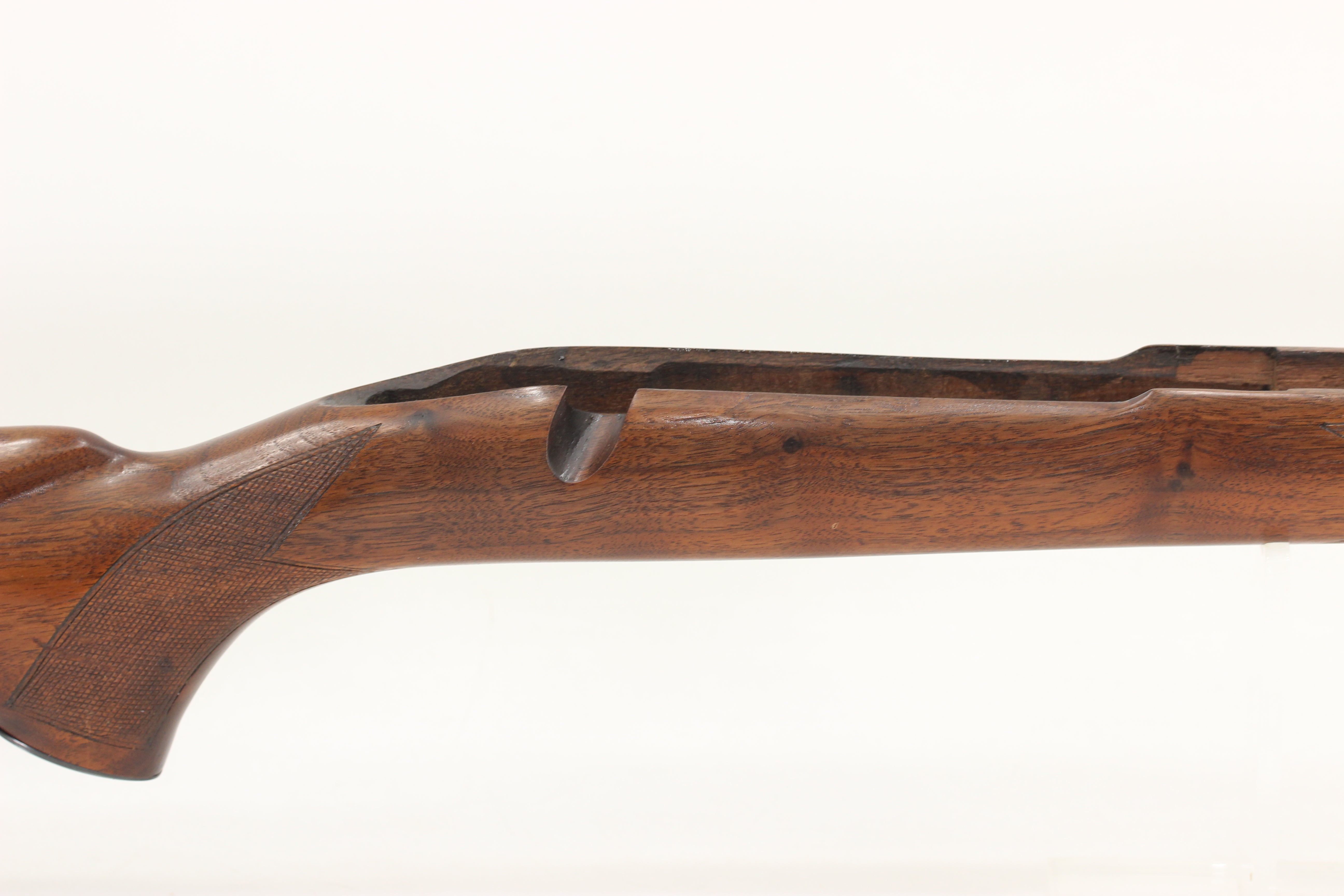 1948-1958 Low Comb Standard Rifle Stock - Custom Grip Cap