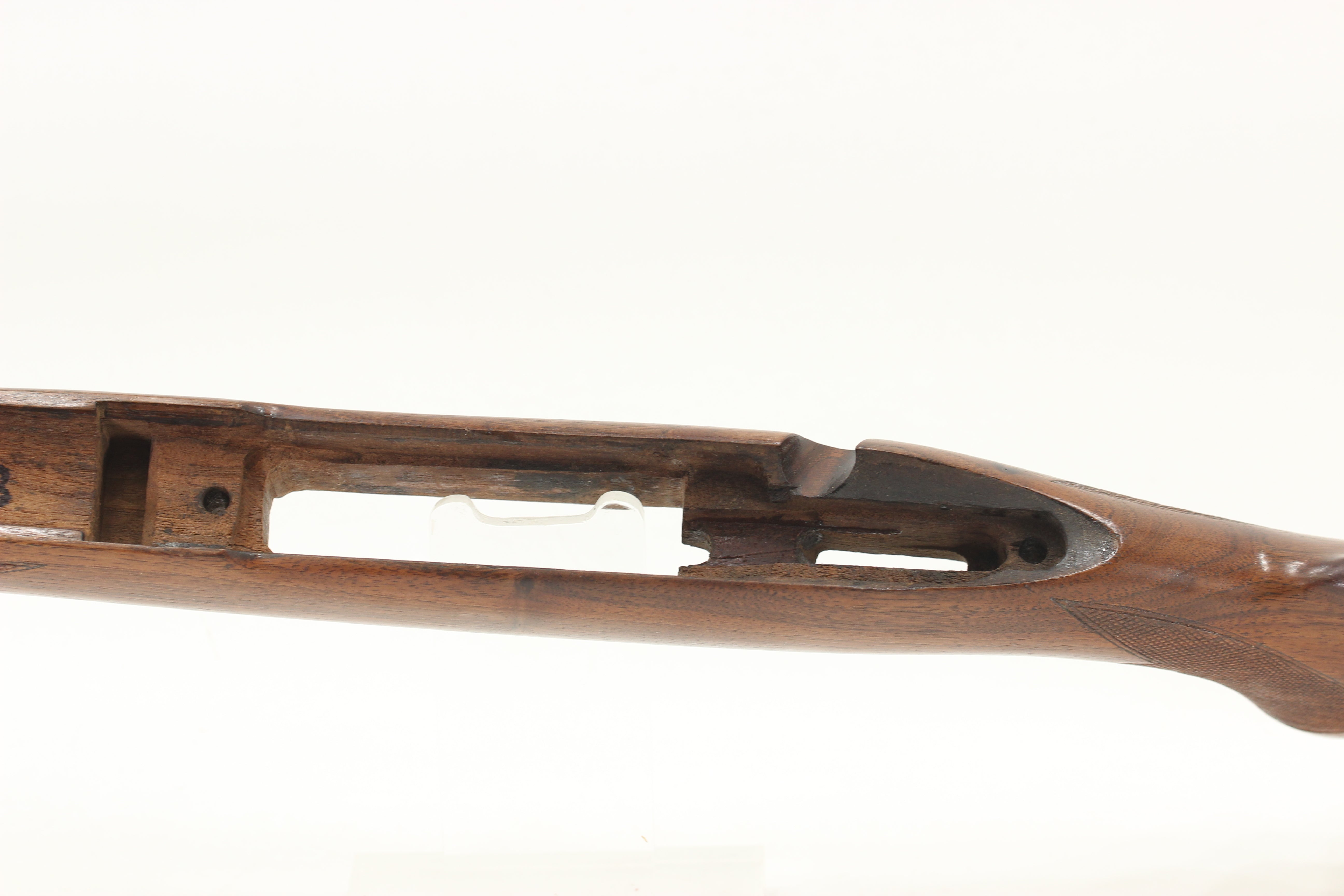 1948-1958 Low Comb Standard Rifle Stock - Custom Grip Cap