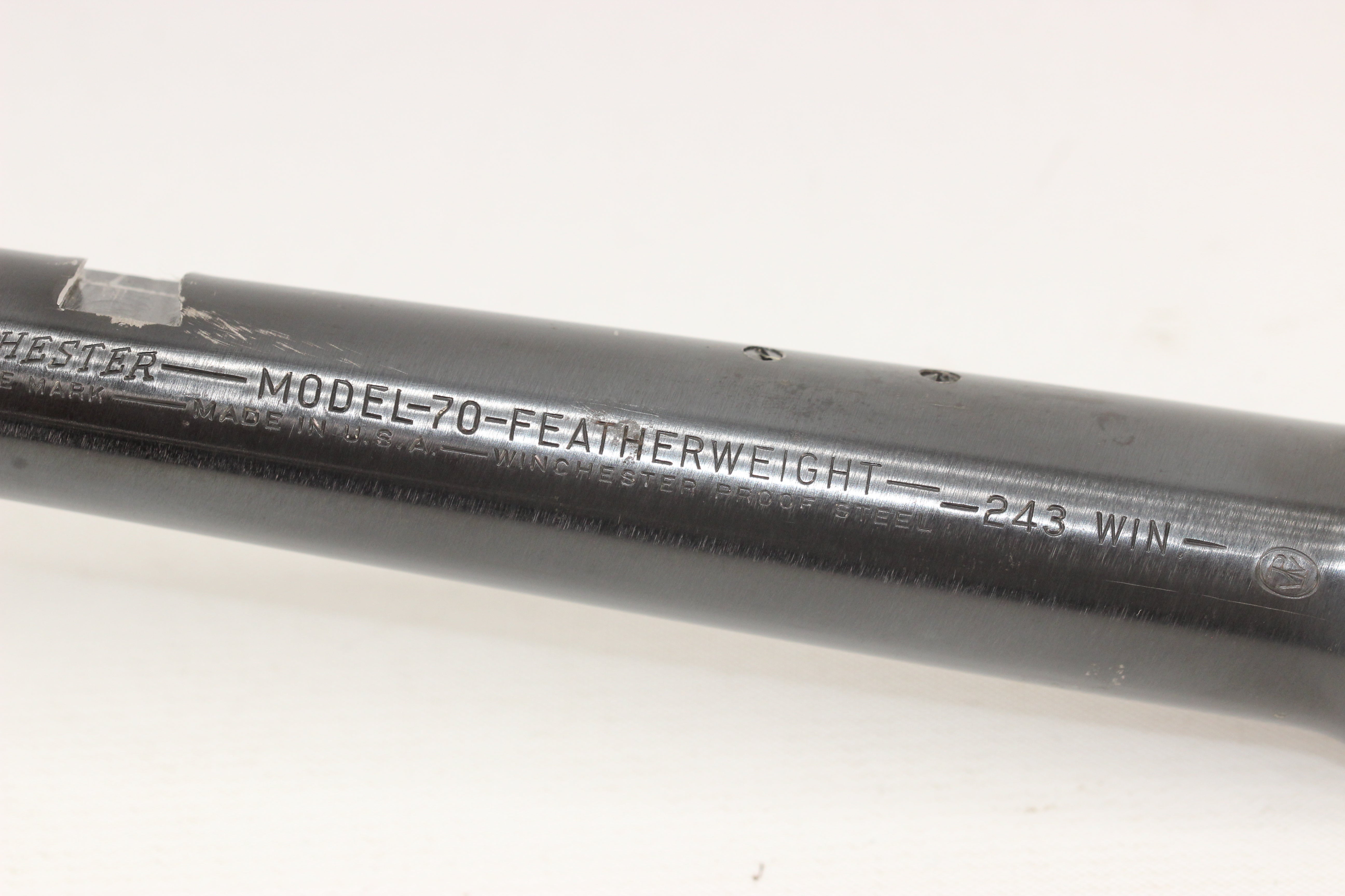 .243 Win Featherweight Barrel - With Extra Rear Sight Holes