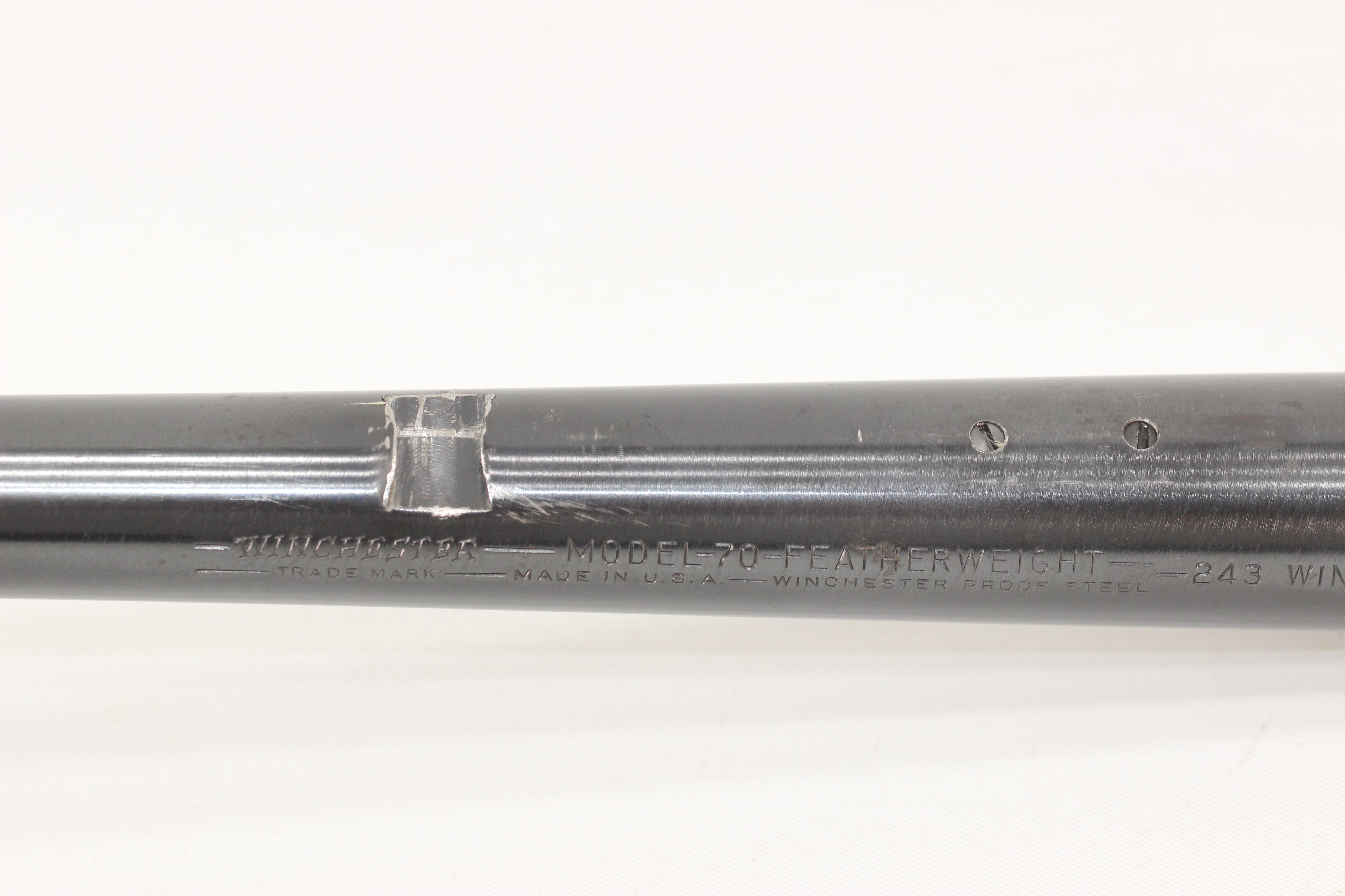 .243 Win Featherweight Barrel - With Extra Rear Sight Holes