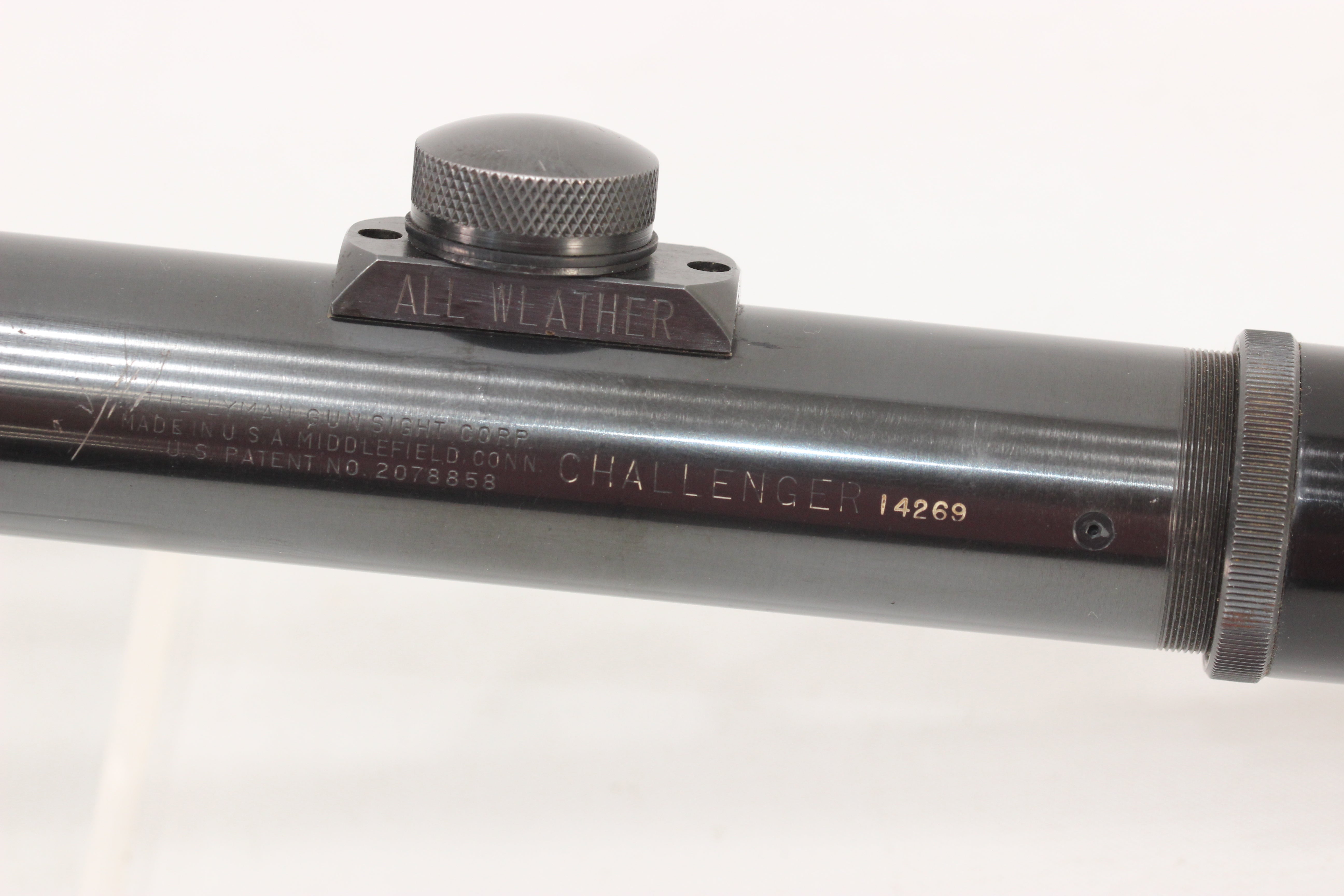 Lyman Challenger All Weather Scope - 26mm tube, Fine Crosshair and Dot Reticle