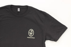 Black T-Shirt with Small Pre-64 Logo
