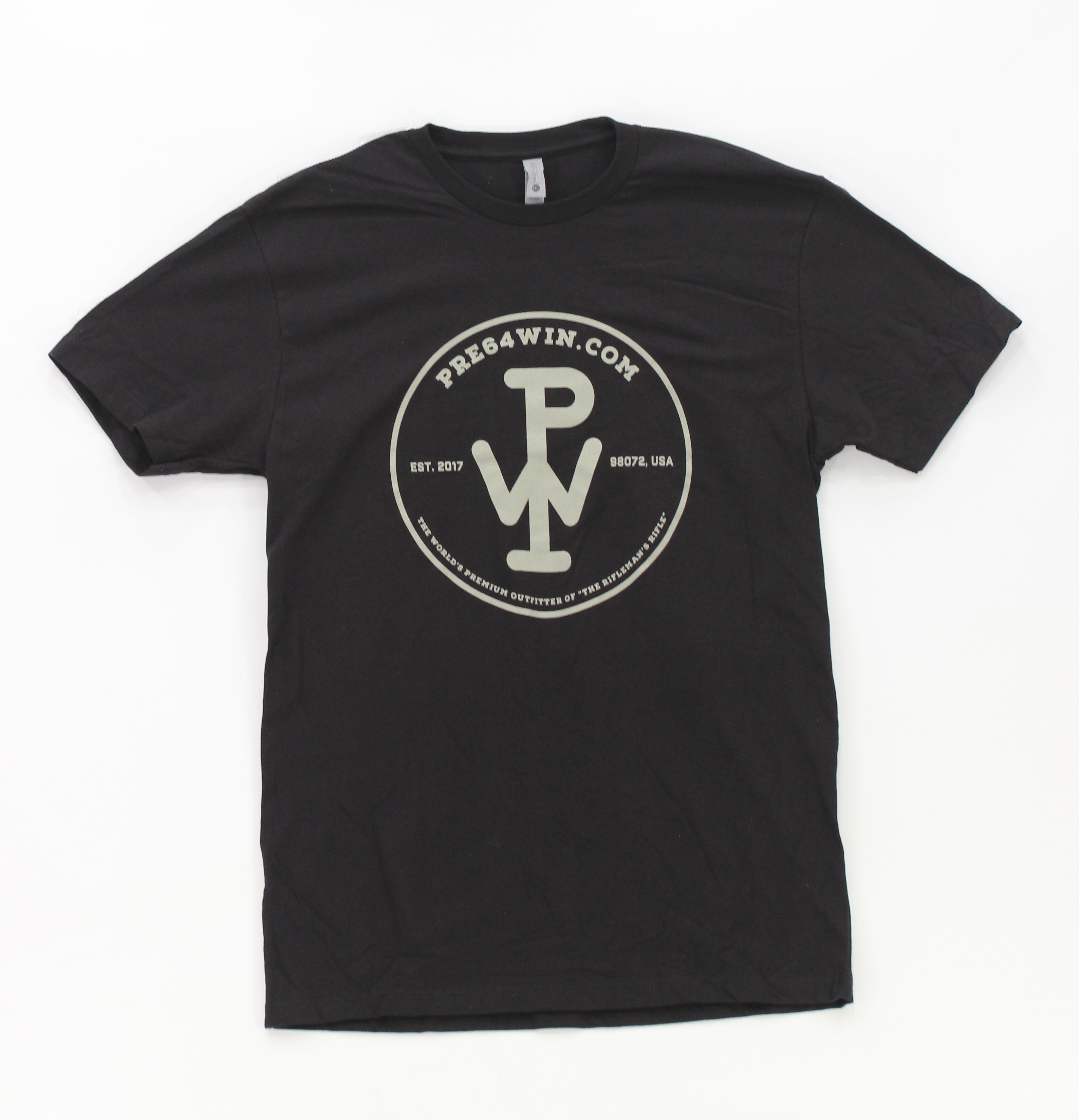 Black T-Shirt with Large Pre-64 Logo