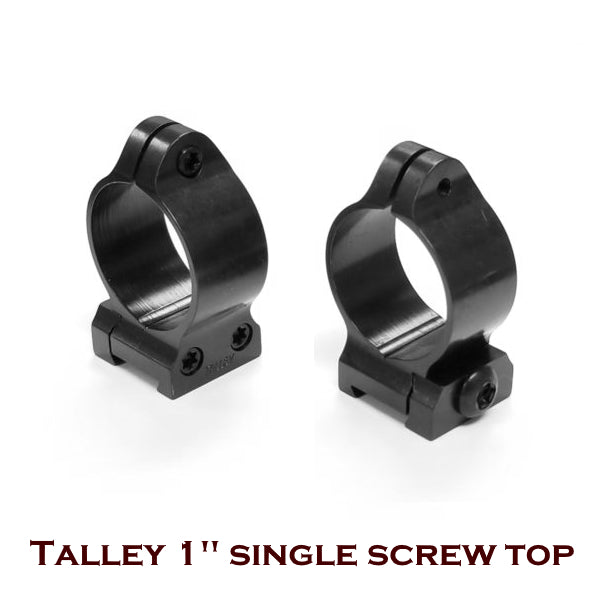 Talley Steel Scope Rings