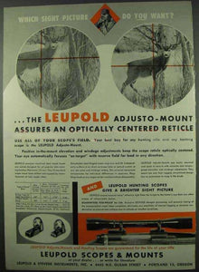 Leupold Adjusto-Mount Bases & 1" or 26mm Rings for Post-War Rifles