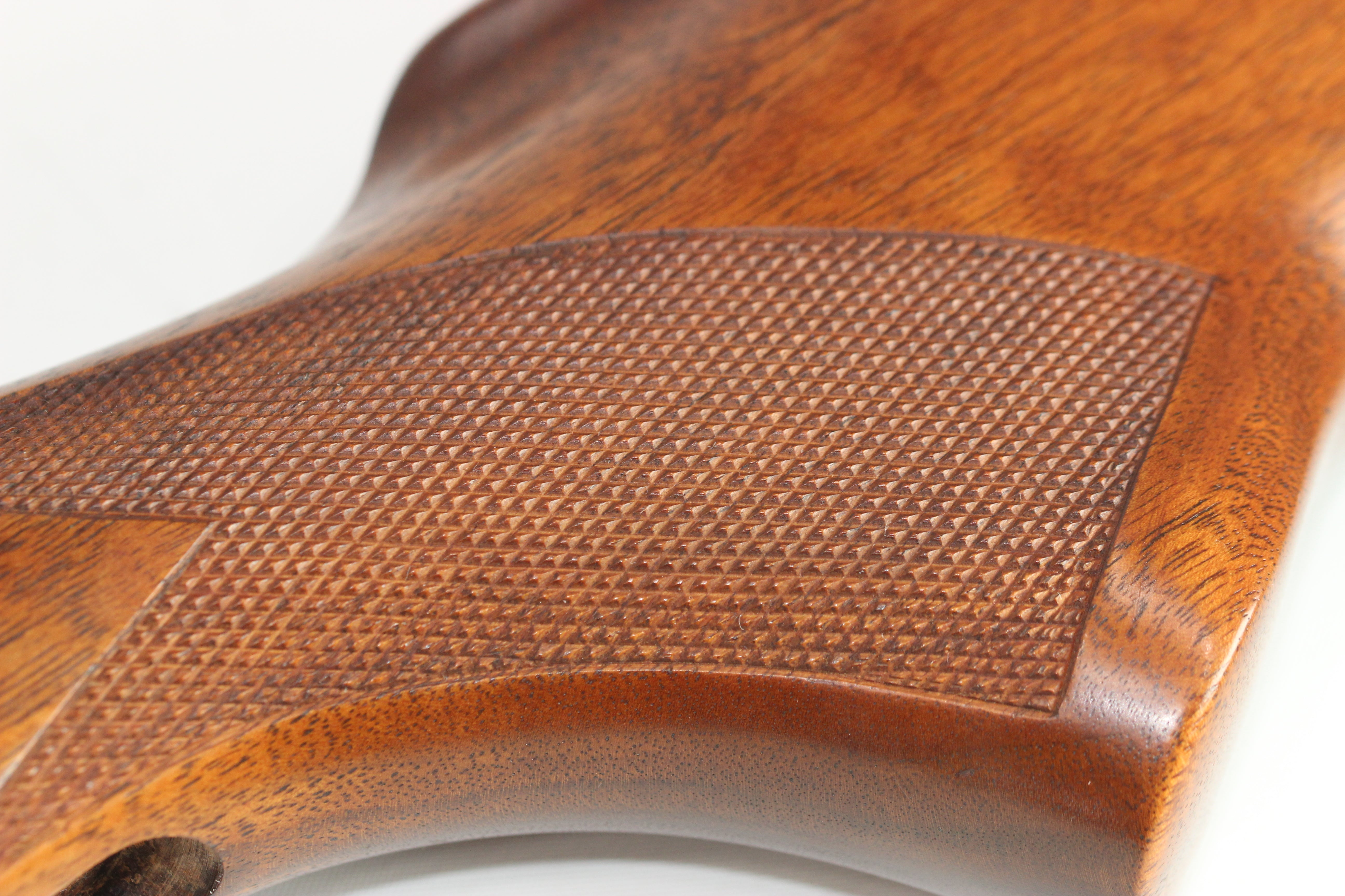 Fancy Rifle Checkering 1950-1958 Low Comb Standard Rifle Stock - Borderless Checkering ...