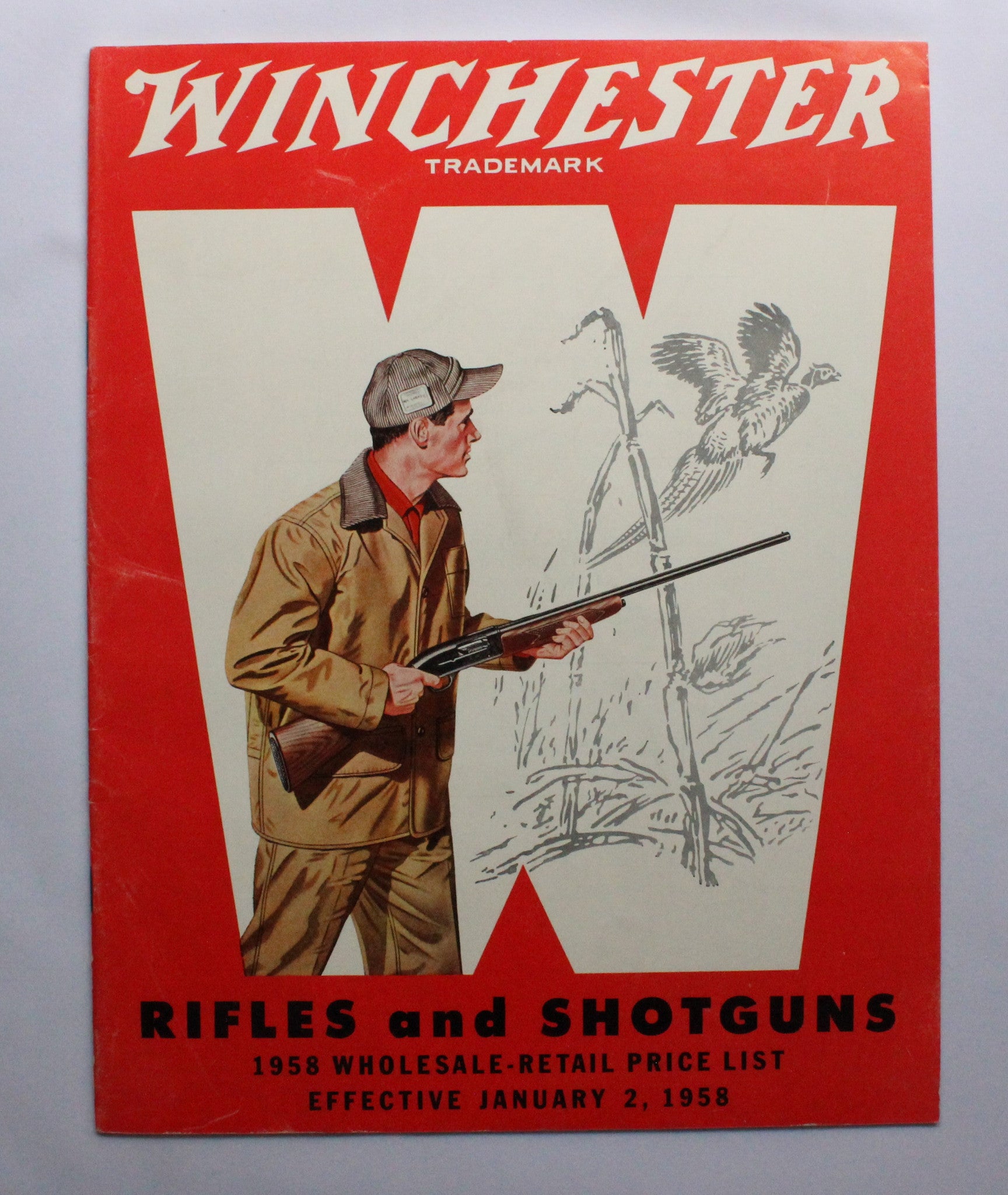 1958 Winchester Wholesale-Retail Price List - No. 2292