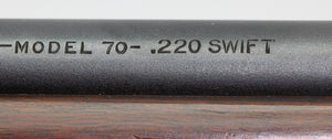 .220 Swift Super Grade Rifle - 1941