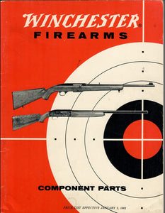 1962 Winchester Component Parts Price List