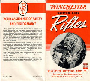 Winchester Centerfire Rifles Fold-out Brochure